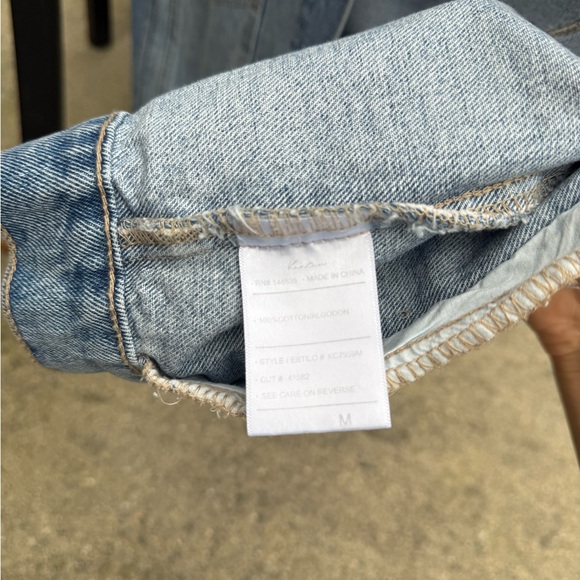 Oversized Denim Vest Sz M - Picture 4 of 4